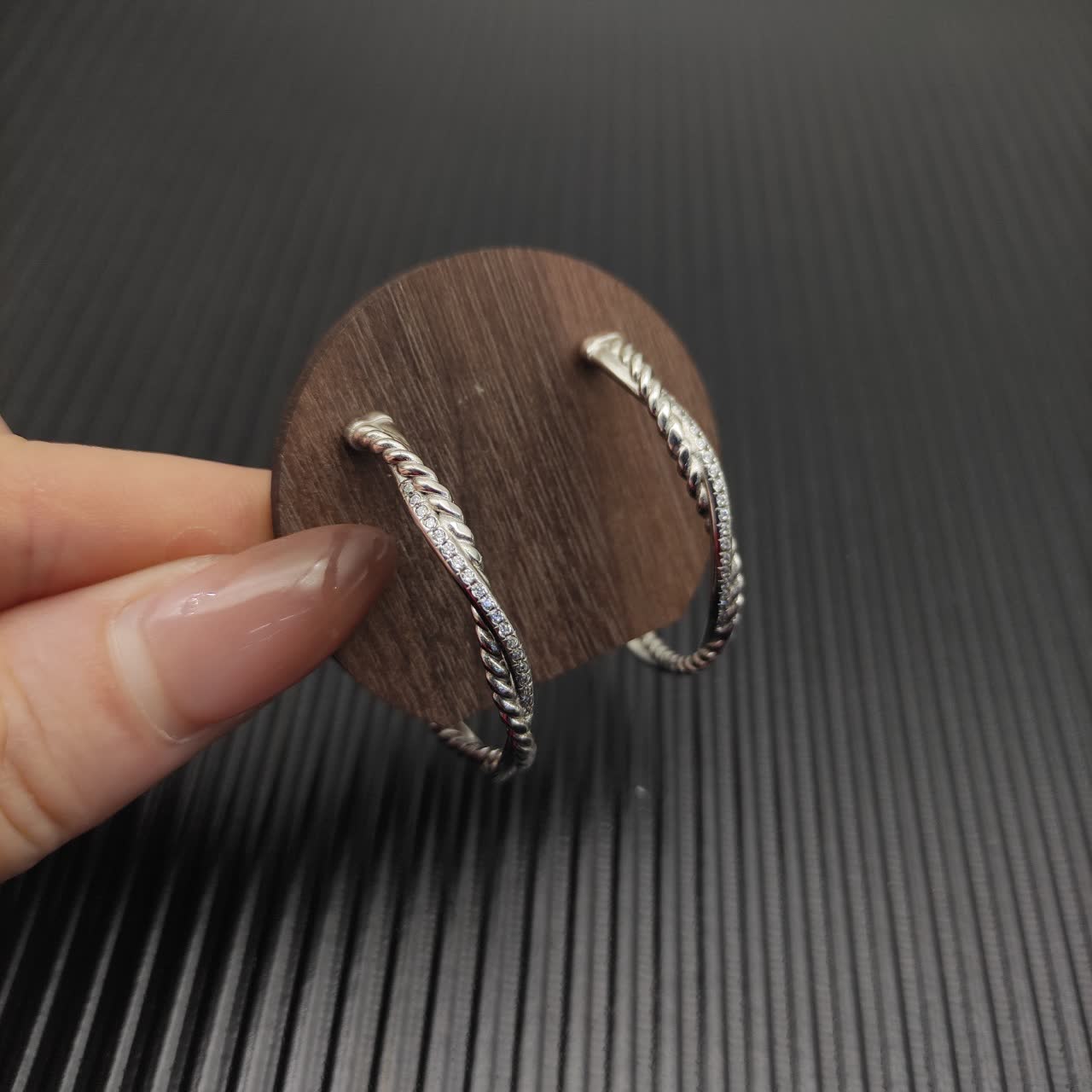 David Yurman Twisted Leaf Hoop Earrings